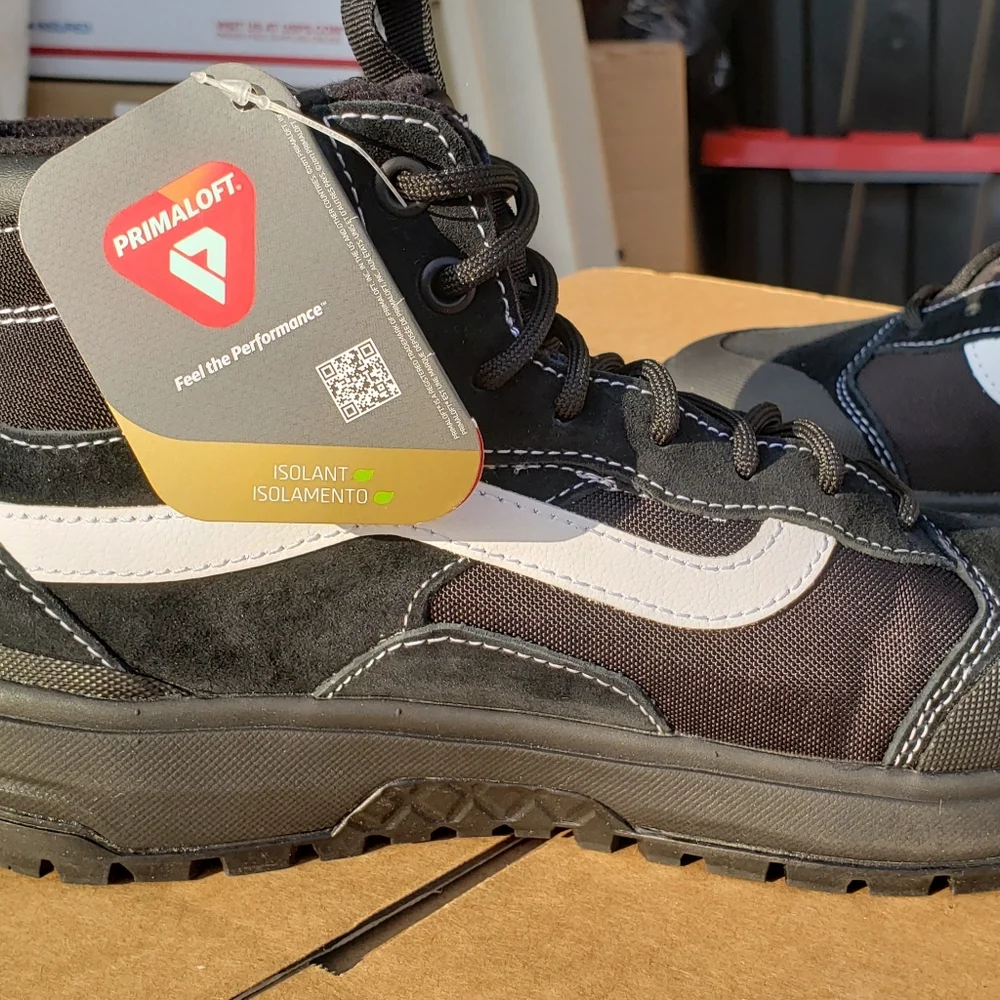 Vans Site 7.5 Men 9 Wmns Ultrarange MTE Insulated Boot Primaloft Black 500383
